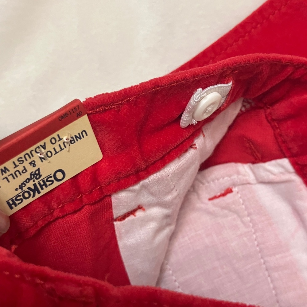 4T Girls bundle NWT Gymboree long sleeve Jean shirt, + red Oshkosh velvet pants+ - Picture 13 of 16